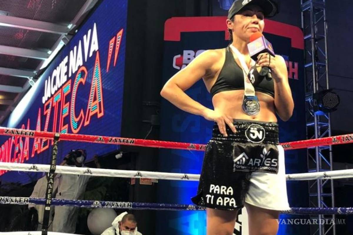 El regreso triunfal de Jackie Nava al boxeo luego de 13 meses de ausencia