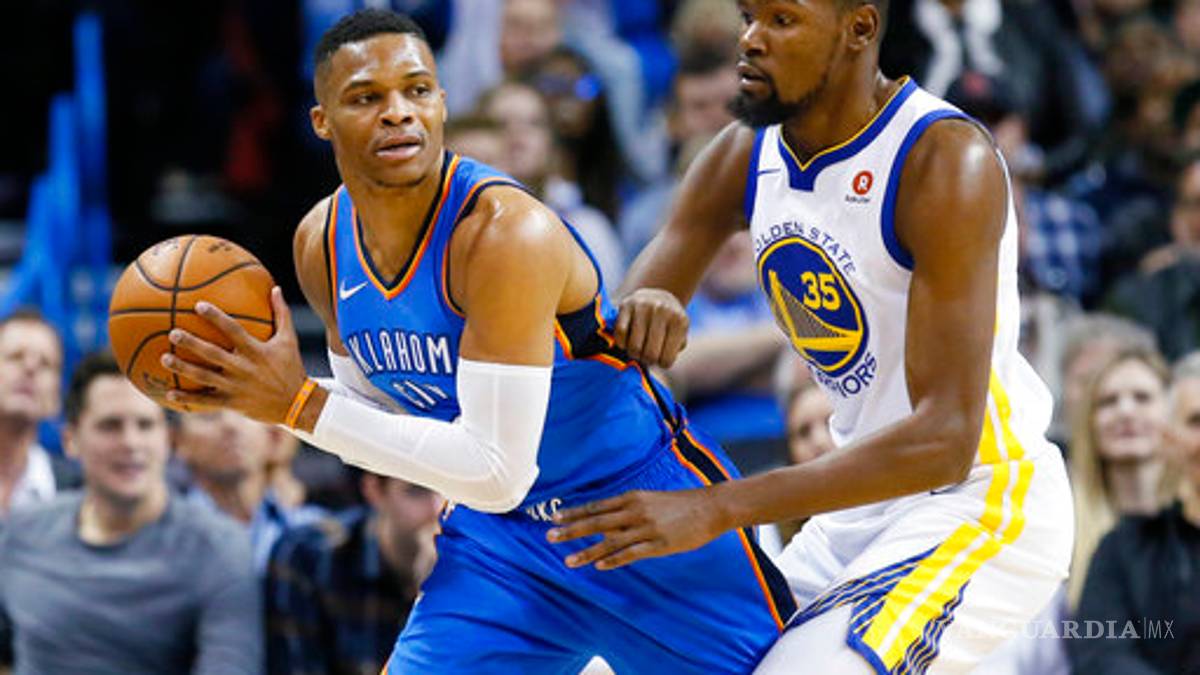 Westbrook suma 34 puntos y el Thunder doblega a Warriors
