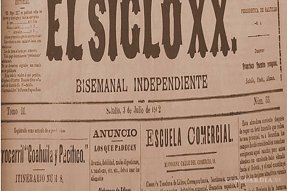 Relatos y retratos de Saltillo: Francisco Fuentes Fragoso; periodista, impresor y promotor