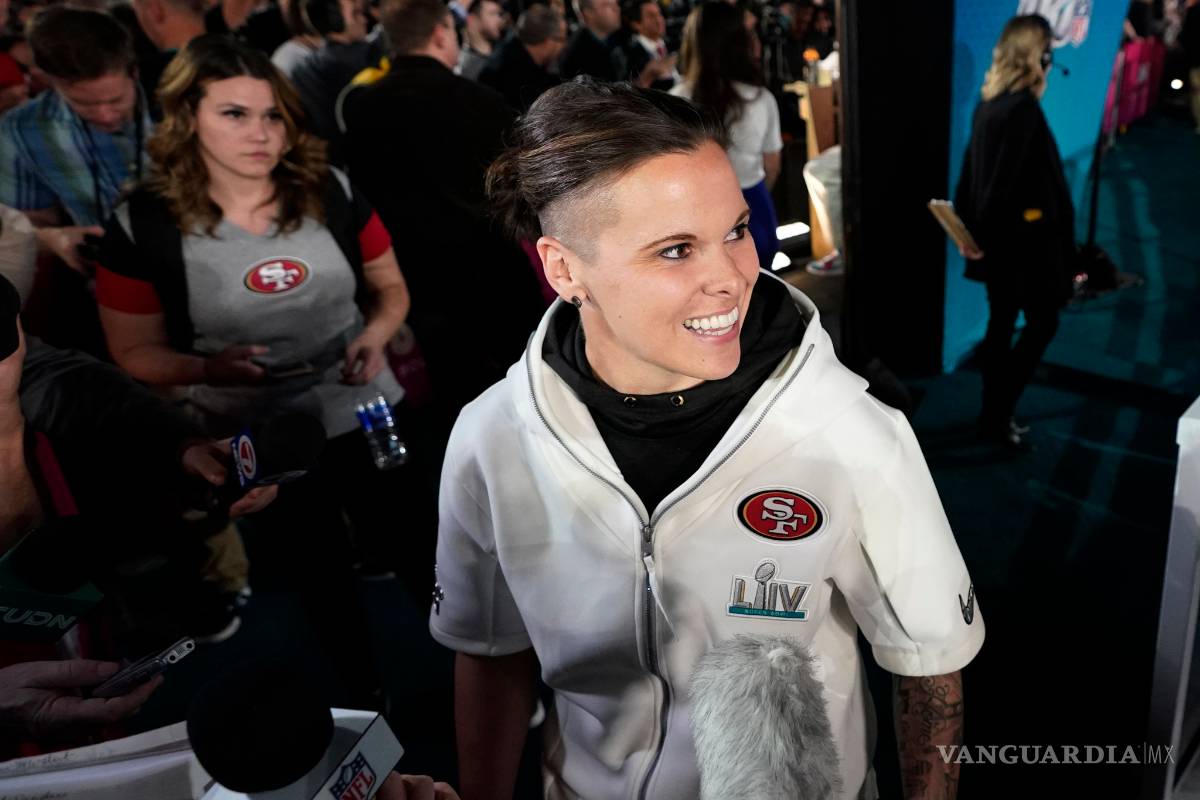 Ella es Katie Sowers, la mujer que hará historia en el Super Bowl de la NFL