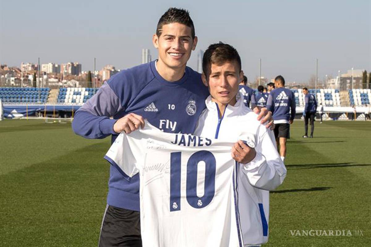 ‘Niño ángel’ del Chapecoense visita a estrellas del Real Madrid