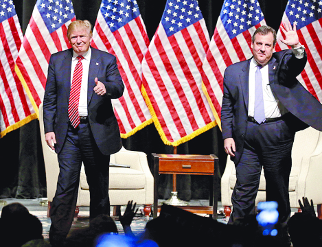 Donald Trump elige al Gobernador de Nueva Jersey como Jefe de Transición