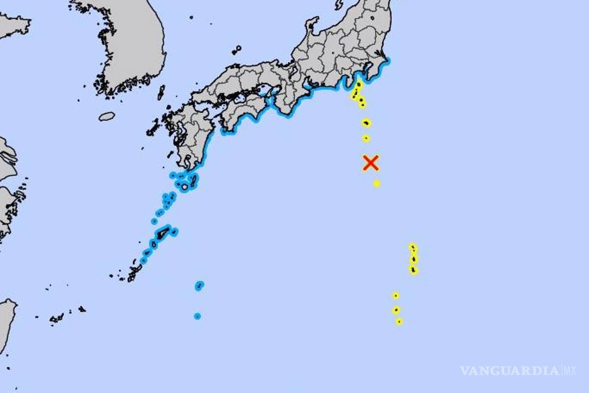 Se registra en Japón tsunami de medio metro de altura, tras sismo de magnitud 5.9