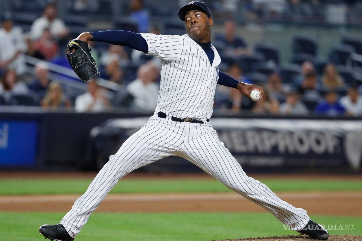 Aroldis Chapman está concentrado en los Yanquis