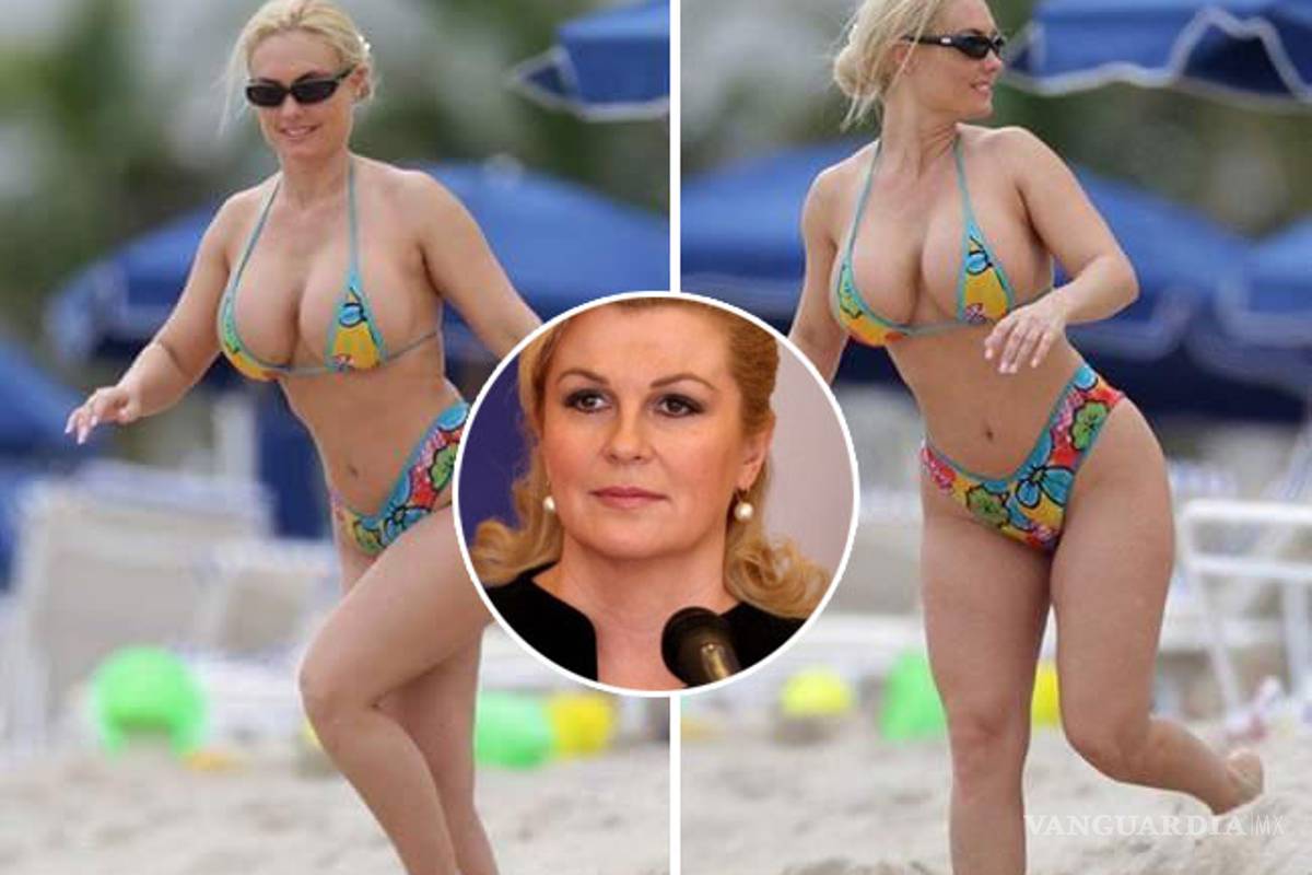 Confunden a presidenta de Croacia con voluptuosa modelo
