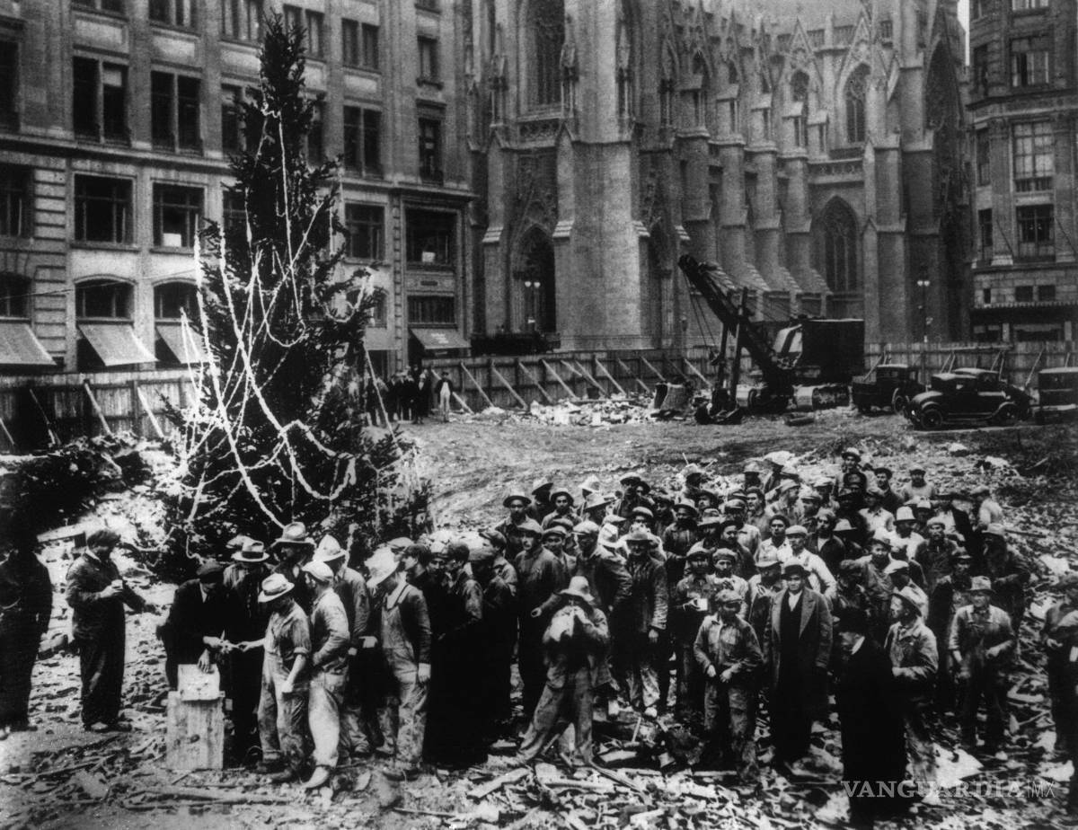 $!¡Ya huele a Navidad! Una mirada al tradicional árbol del Rockefeller Center en Nueva York