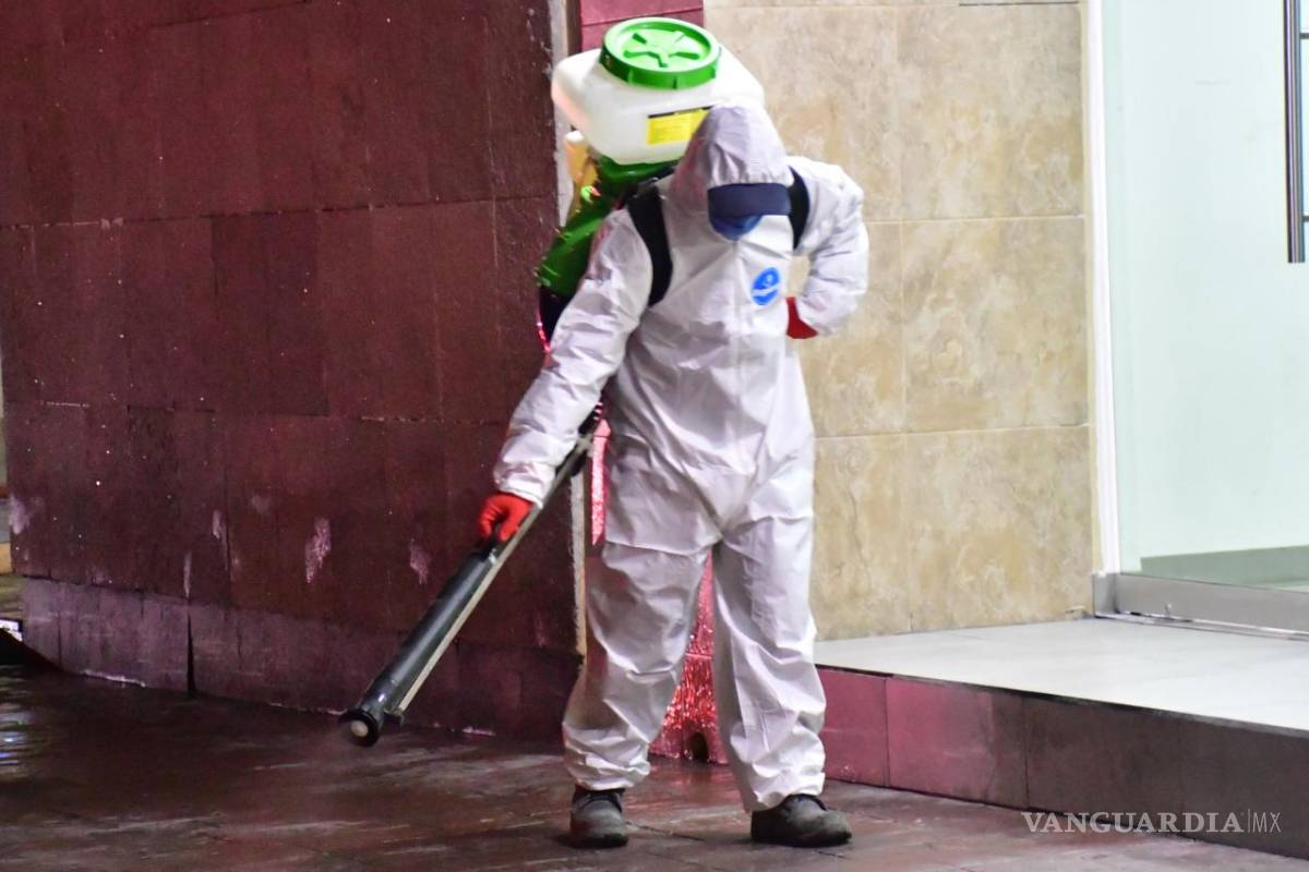 Sanitizarán calles de la Zona Centro de Monclova por COVID-19