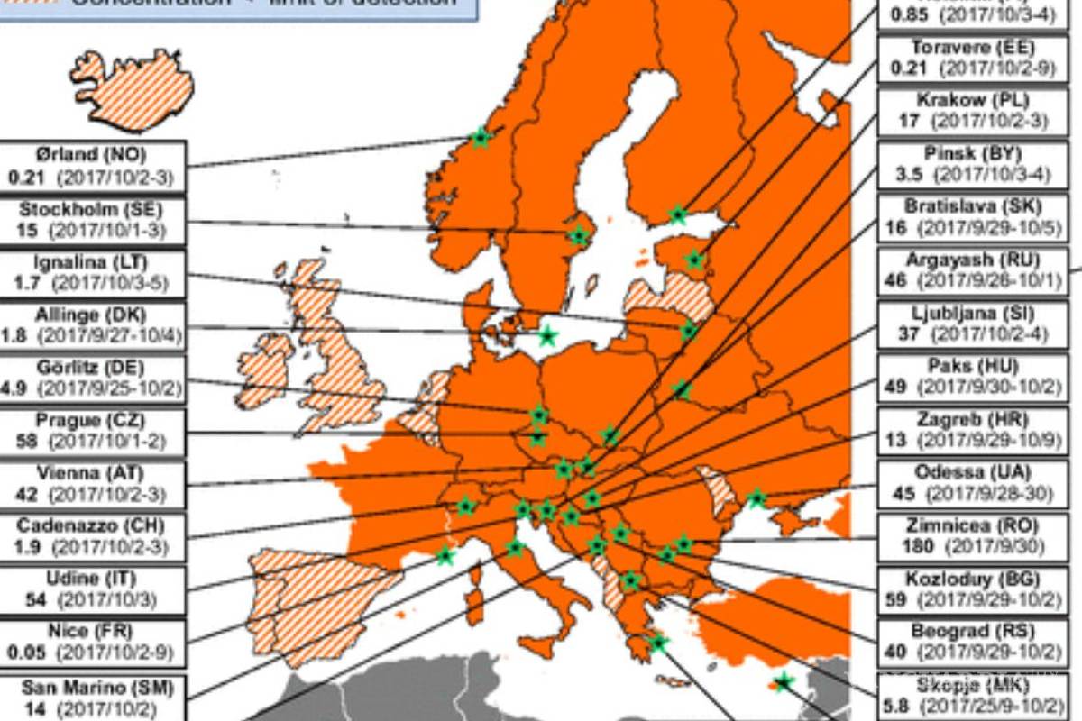 $!¿Un nuevo Chernobyl?... rutenio radioactivo tras liberación nuclear no declarada provoca alarma
