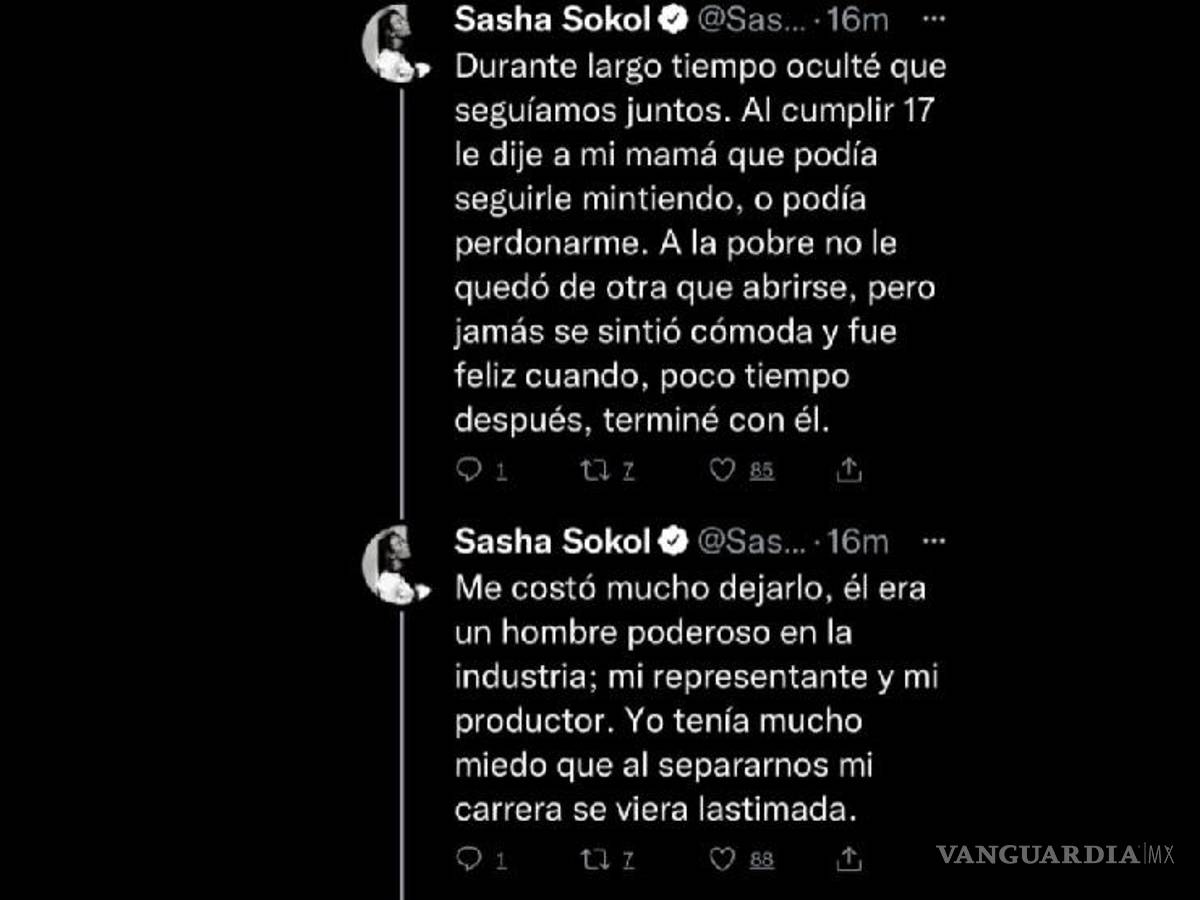 $!Sasha relató cómo le costó trabajo terminar la relación con Luis de Llano.