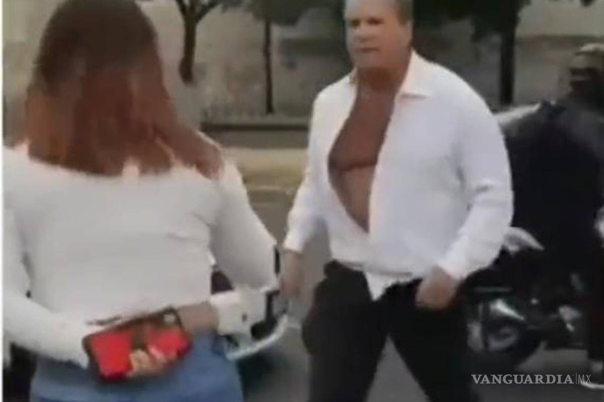 Alfredo Adame denuncia a pareja con la que peleó en calles de la CDMX