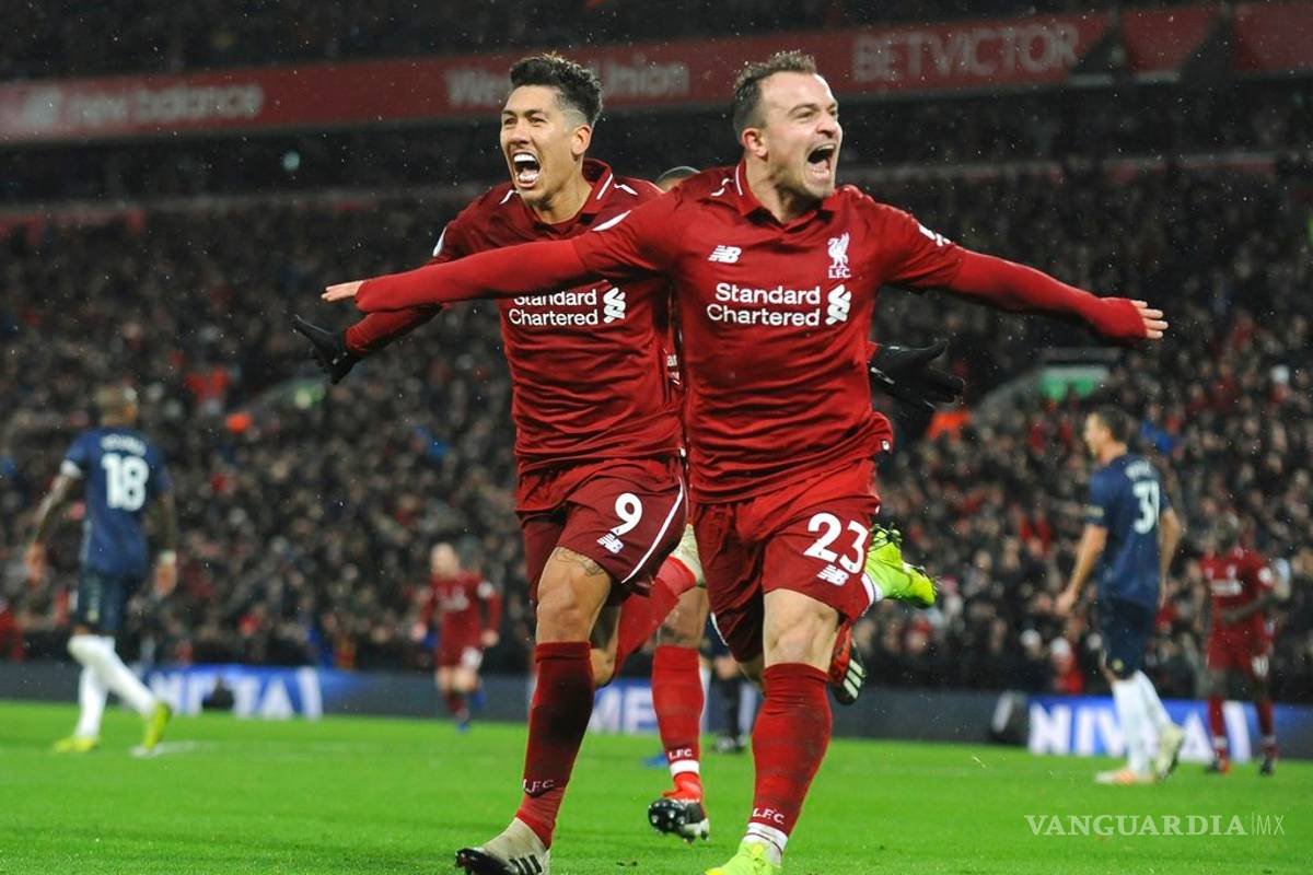 Liverpool aplasta al Manchester United y se lleva el Clásico de Inglaterra