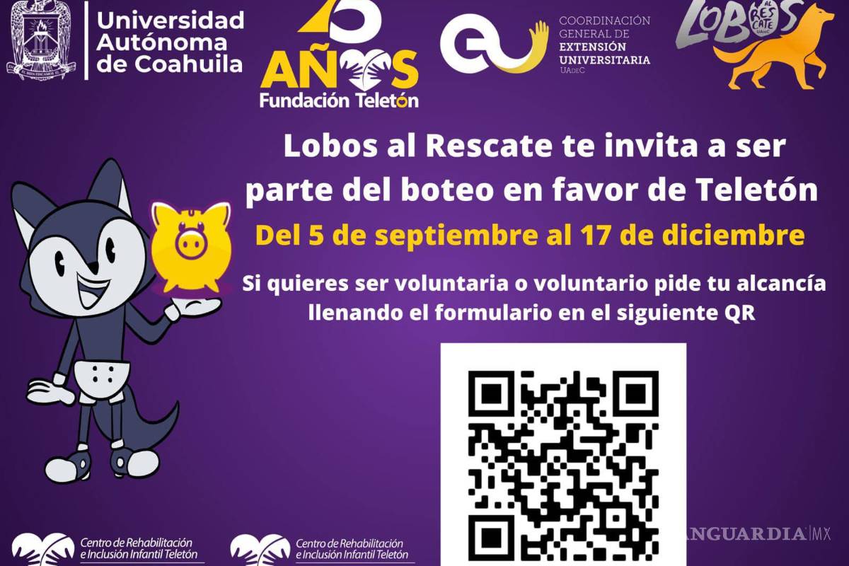 Se suma la UAdeC a colecta Teletón