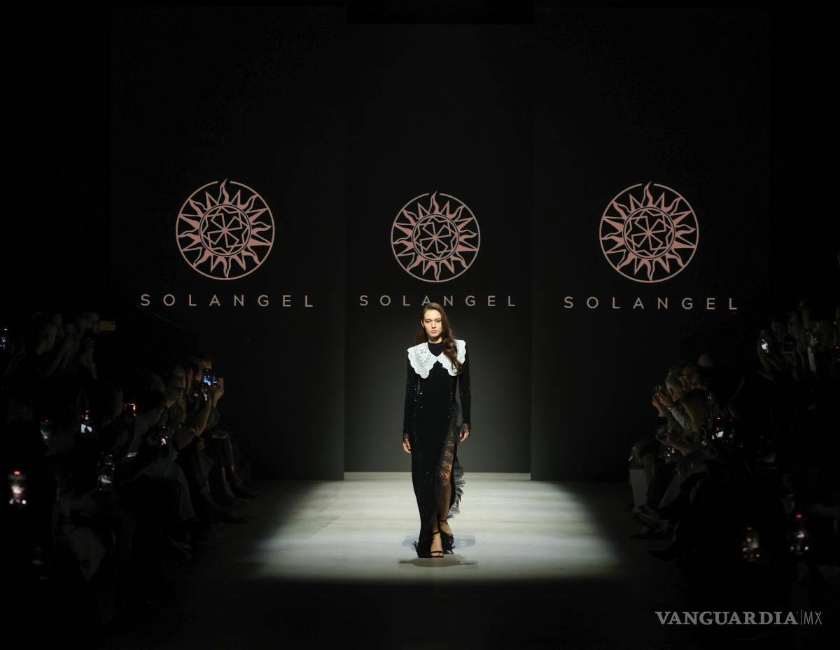 $!Solangel en la Semana de la Moda de Moscú.