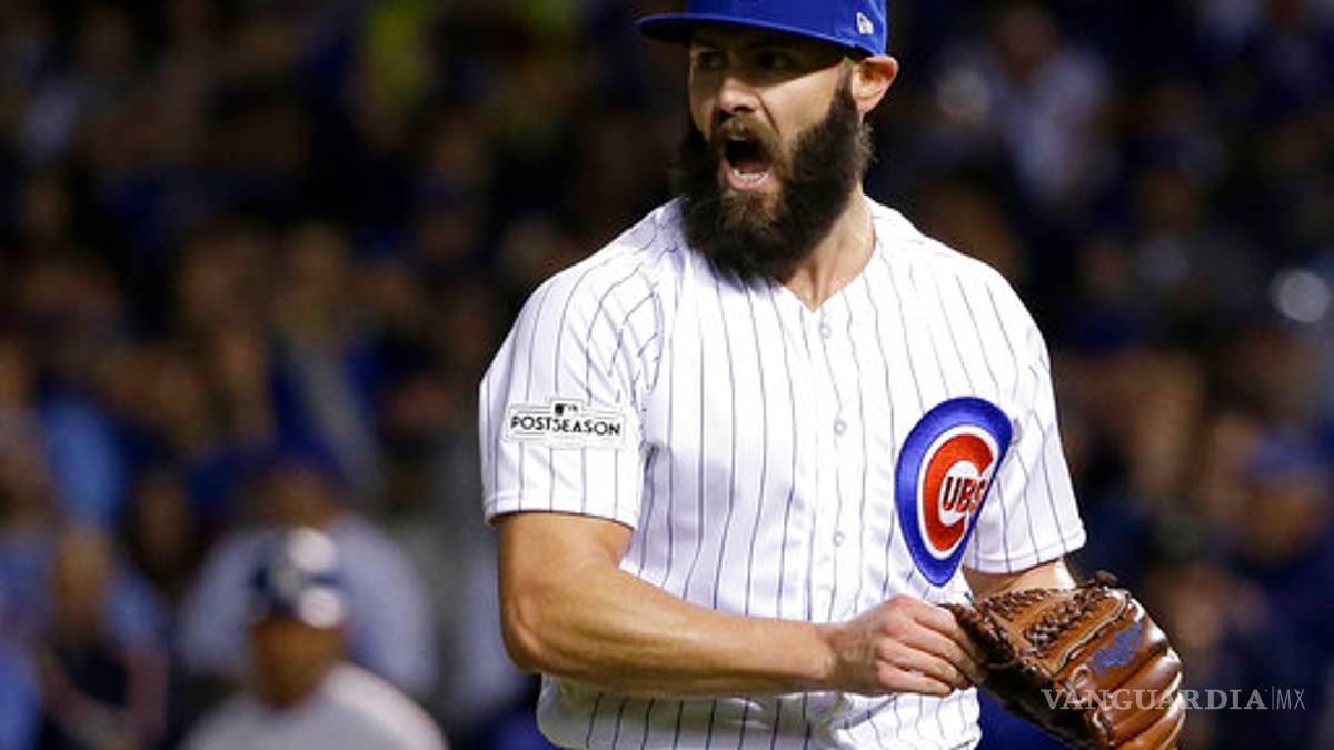 Jake Arrieta no defraudó a los Cachorros y los mantiene con vida