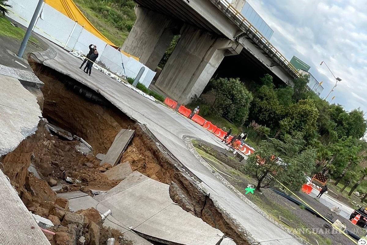 Se abre socavón en zona de ‘alta’ en Huixquilucan, Edomex