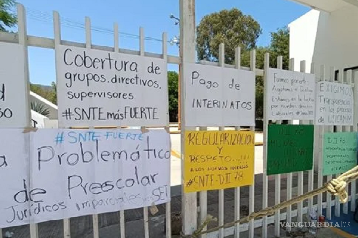 Más de 2 mil escuelas de Tamaulipas sin clases por paro de maestros del SNTE