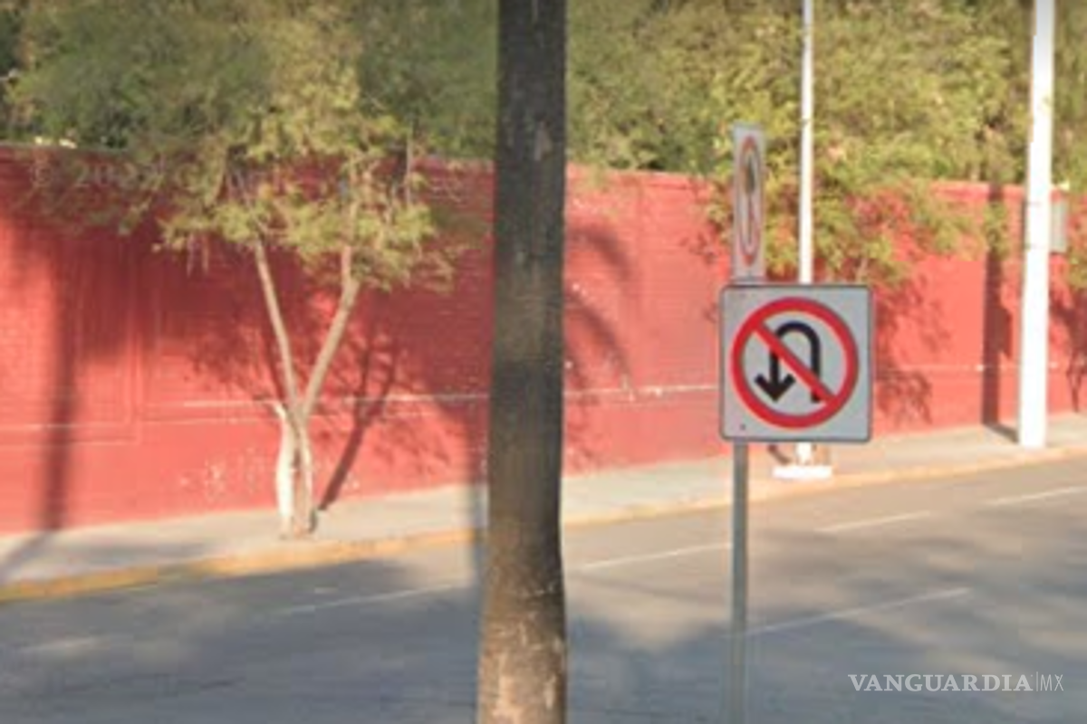 $!En el lugar se encuentra el señalamiento prohibiendo la vuelta para retornarse.