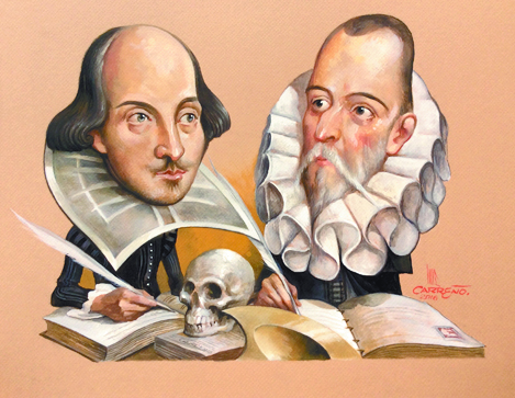 $!Una puesta en el abismo; Miguel de Cervantes: 1547-1616