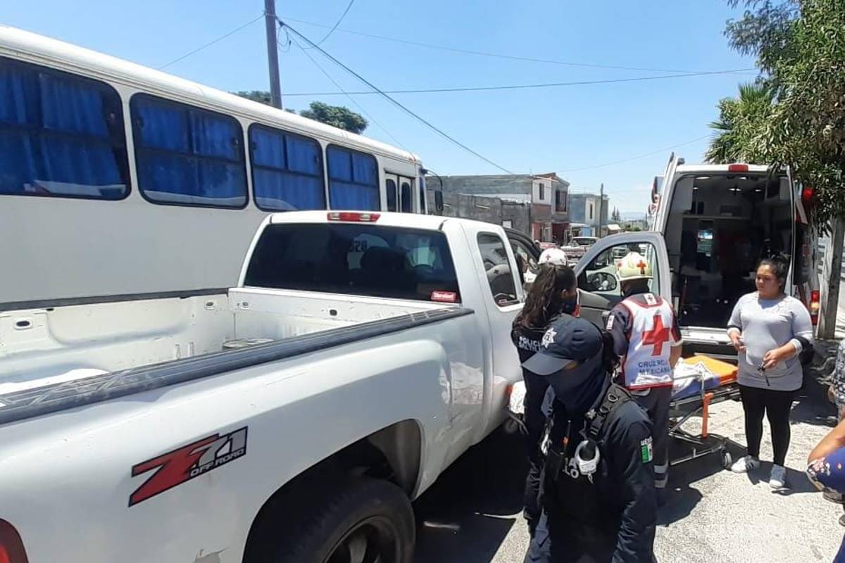 Auxilian oficiales parto en la colonia La Morita de Saltillo