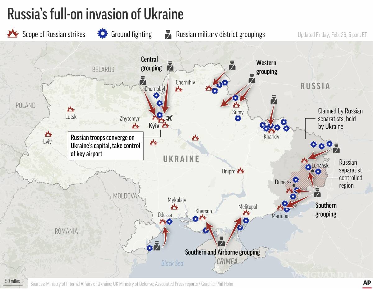 $!La presidenta de la Comisión Europea, Ursula von der Leyen, dijo el domingo que “por primera vez, la Unión Europea financiará la compra y entrega de armas y otros equipos a un país que está bajo ataque”.