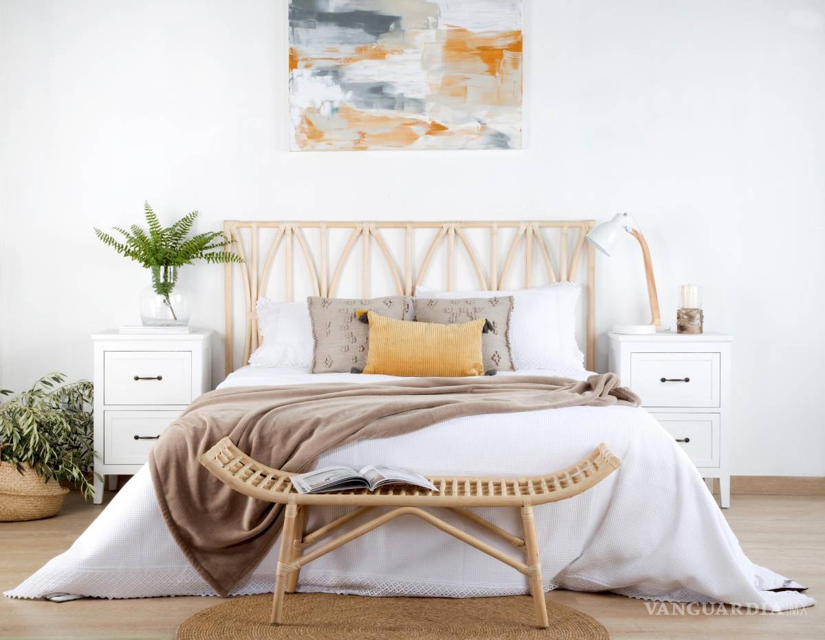 $!Los materiales naturales combinan perfectamente en una habitación con la habitual madera, pero le dan un toque más moderno y ecológico.