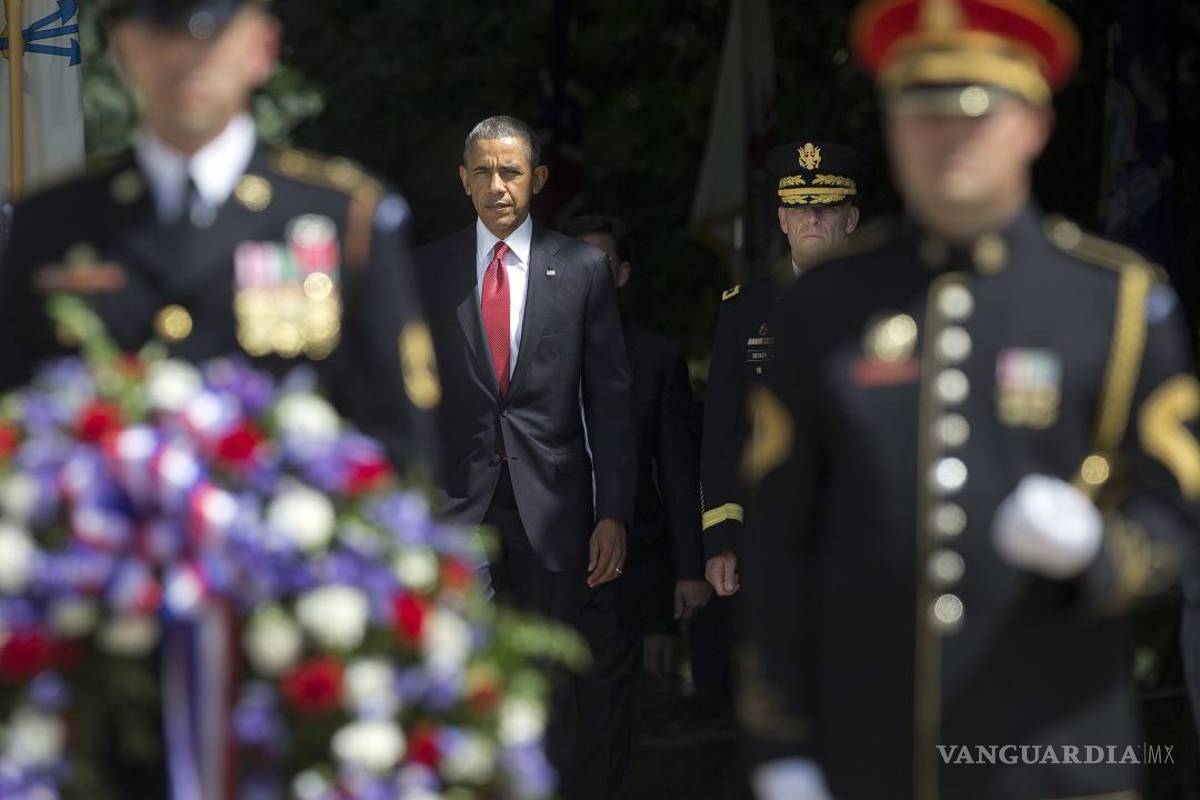 Obama preside actos del Día de los Caídos