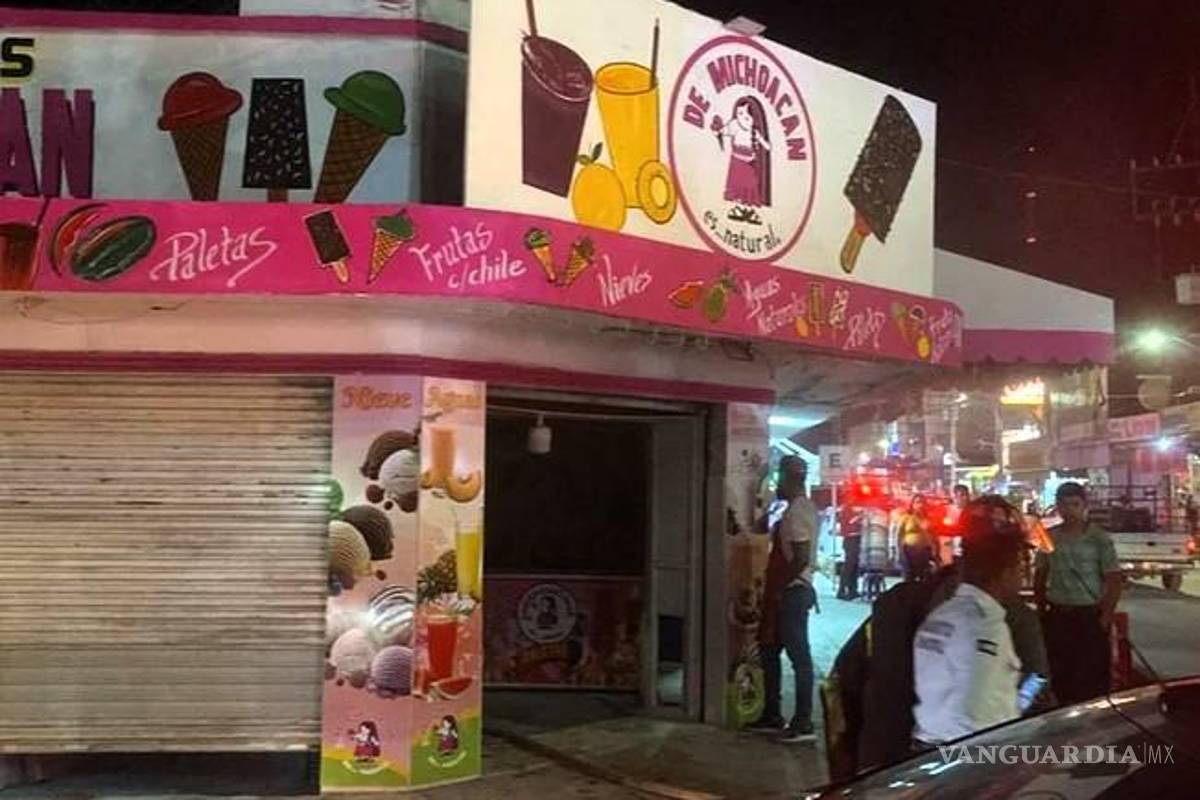 Explosión en paletería de Monclova deja a madre y dos niñas con quemaduras