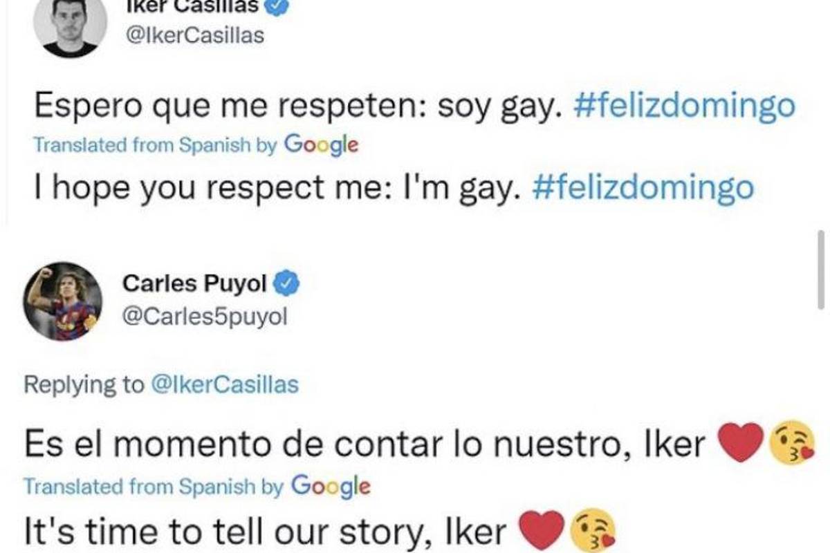 Iker Casillas ‘se declara gay’ en un tuit, luego lo borra y dice que su cuenta fue hackeada