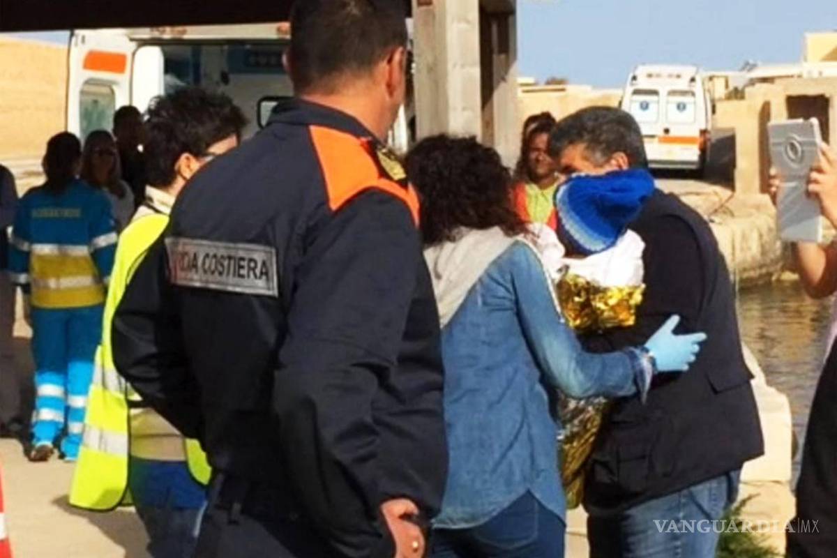 Bebé de nueve meses llega a Italia sin padres