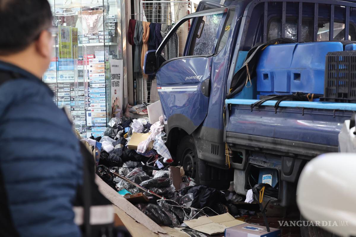 Mueren dos personas tras ser impactadas por un camión en un mercado de Corea del Sur