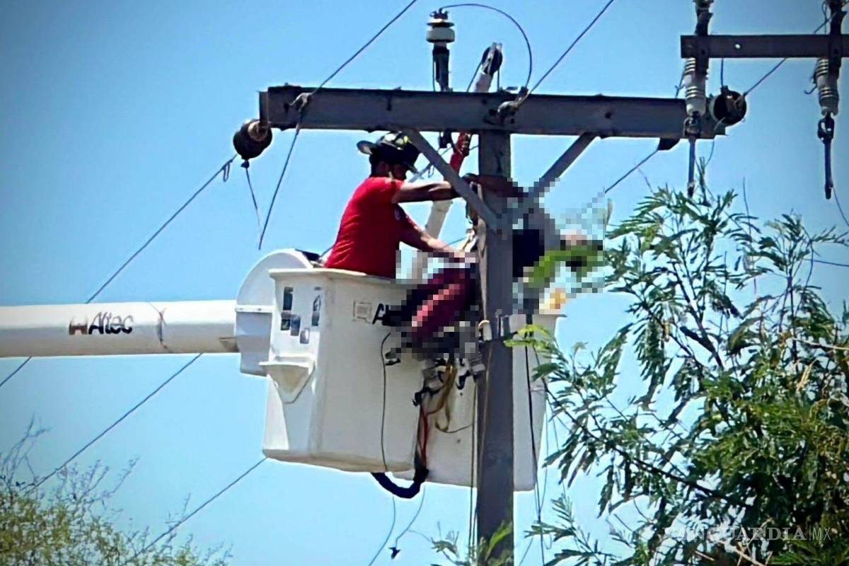 Lo mata descarga de 13 mil voltios al intentar robar cable en Ciudad Frontera