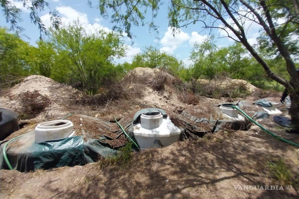 FGR localiza toma clandestina y asegura 35 mil litros de hidrocarburo en Pesquería, Nuevo León