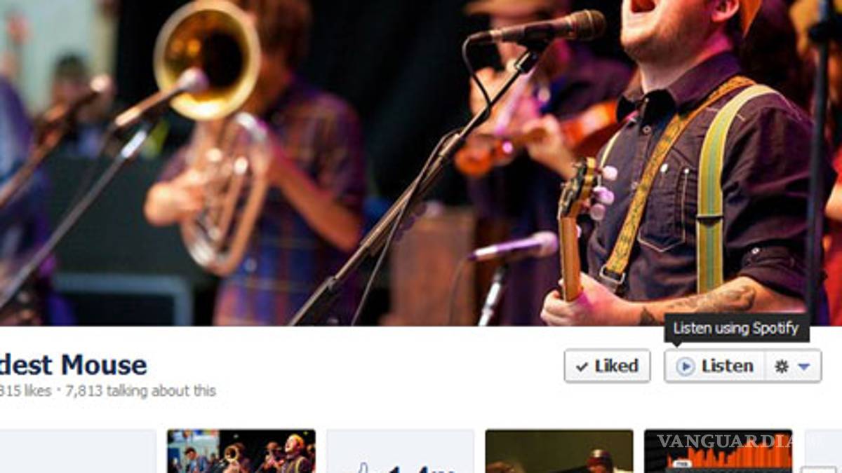 Facebook ya incluye música con el botón `Listen'