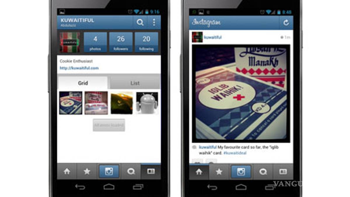 Instagram en Android, lo mismo pero no igual