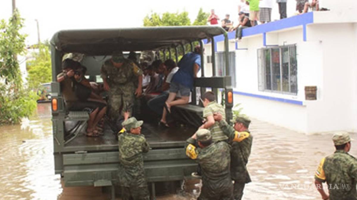 Sedena reforzará ayuda en zonas dañadas de Tabasco