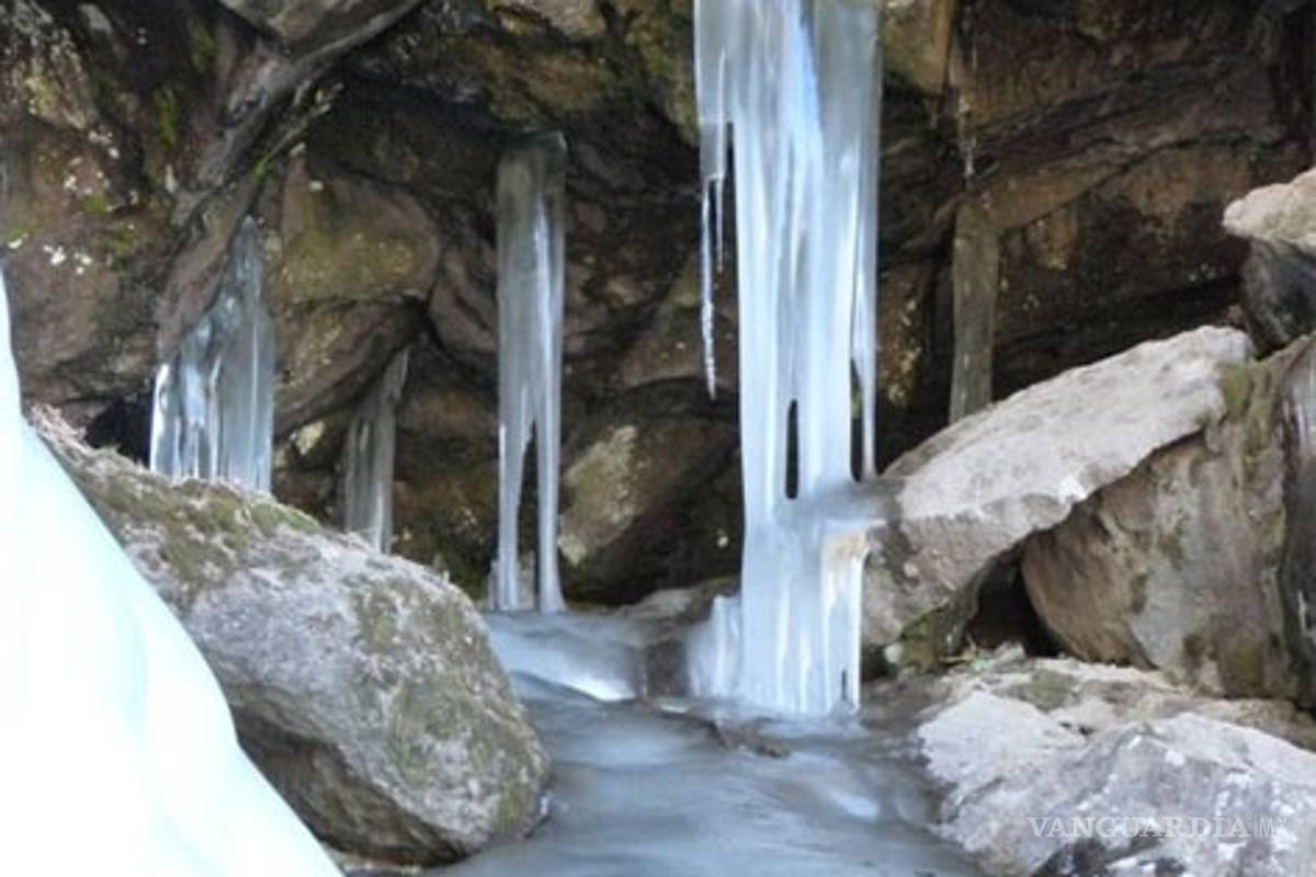 La espectacular cascada de hielo de Edomex (Fotos)