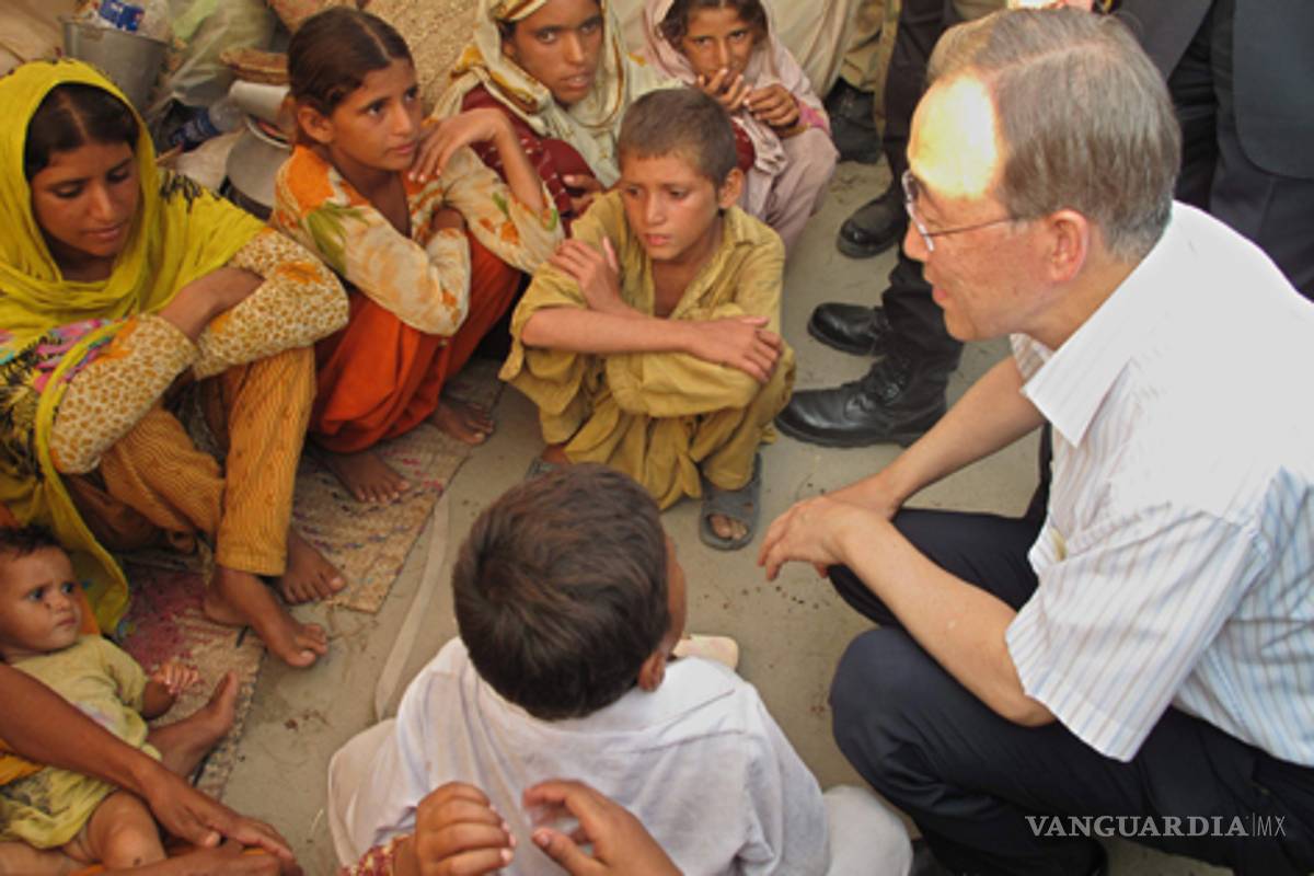 Ban Ki-moon en Pakistán: &quot;Nunca he visto un desastre como este&quot;