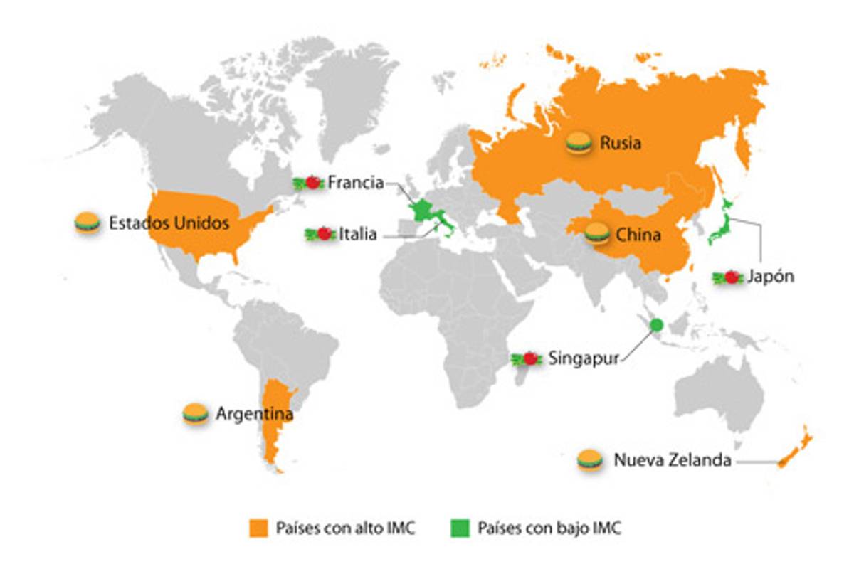 El mapa de la obesidad: Por qué hay países más "gordos" que otros