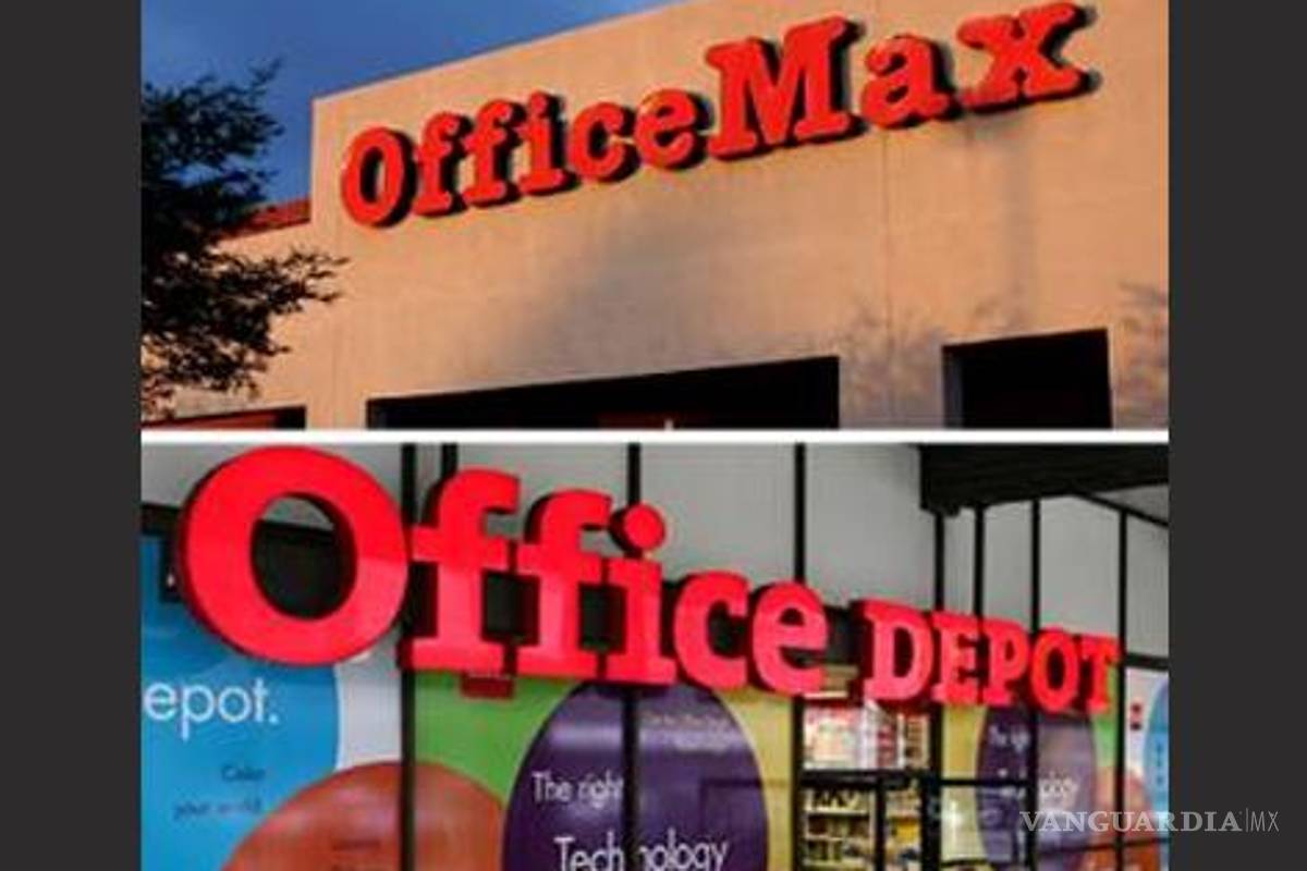Anuncian fusión Office Depot-Office Max
