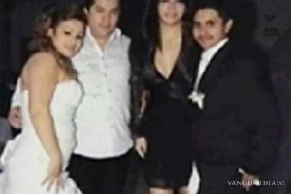 Filtran fotos de Heriberto Lazcano en la boda de "La Ardilla"