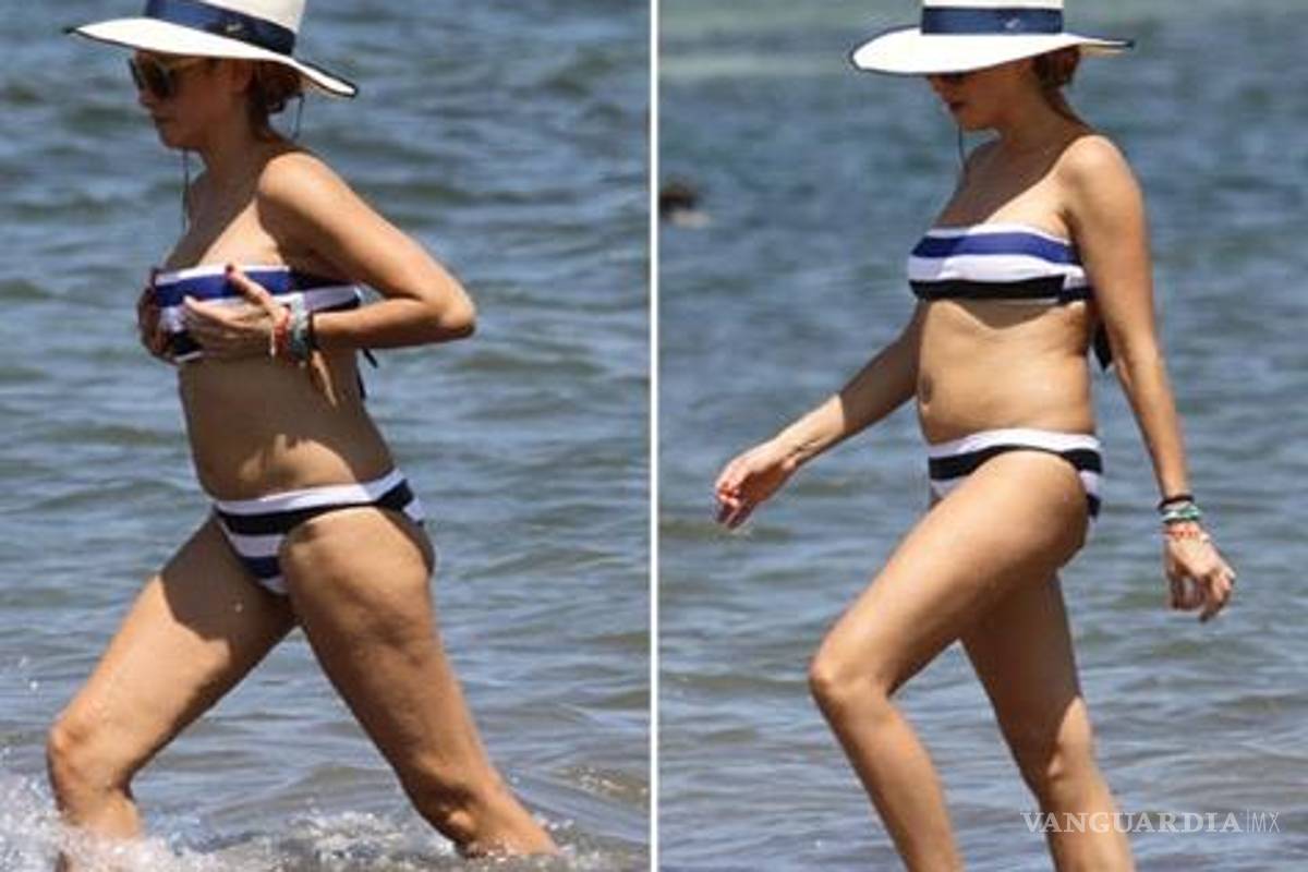 Paulina Rubio se deja ver en bikini... y con celulitis
