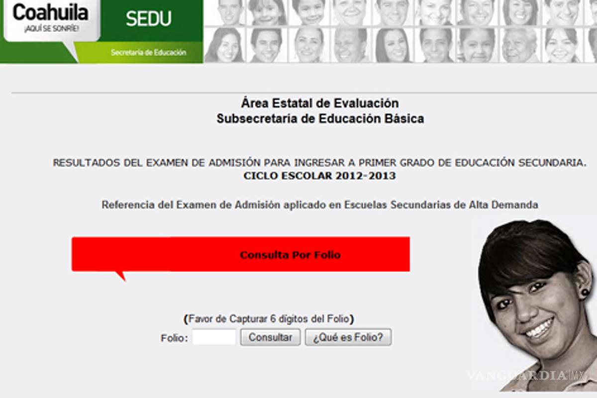 Consulta los resultados del Examen de Admisión aplicado en Escuelas Secundarias de Coahuila