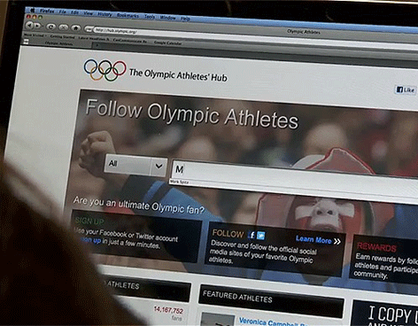 Más rápido, más fuerte, más social, los JO de Facebook y Twitter