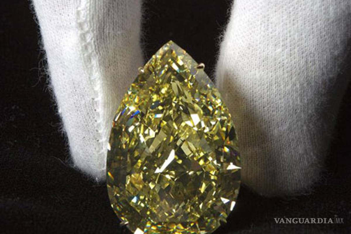 Diamante amarillo más grande, vendido en 10.9 mdd