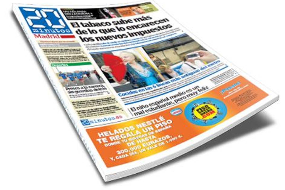 Diario '20 minutos' de España anuncia ediciciones digitales para México y EU