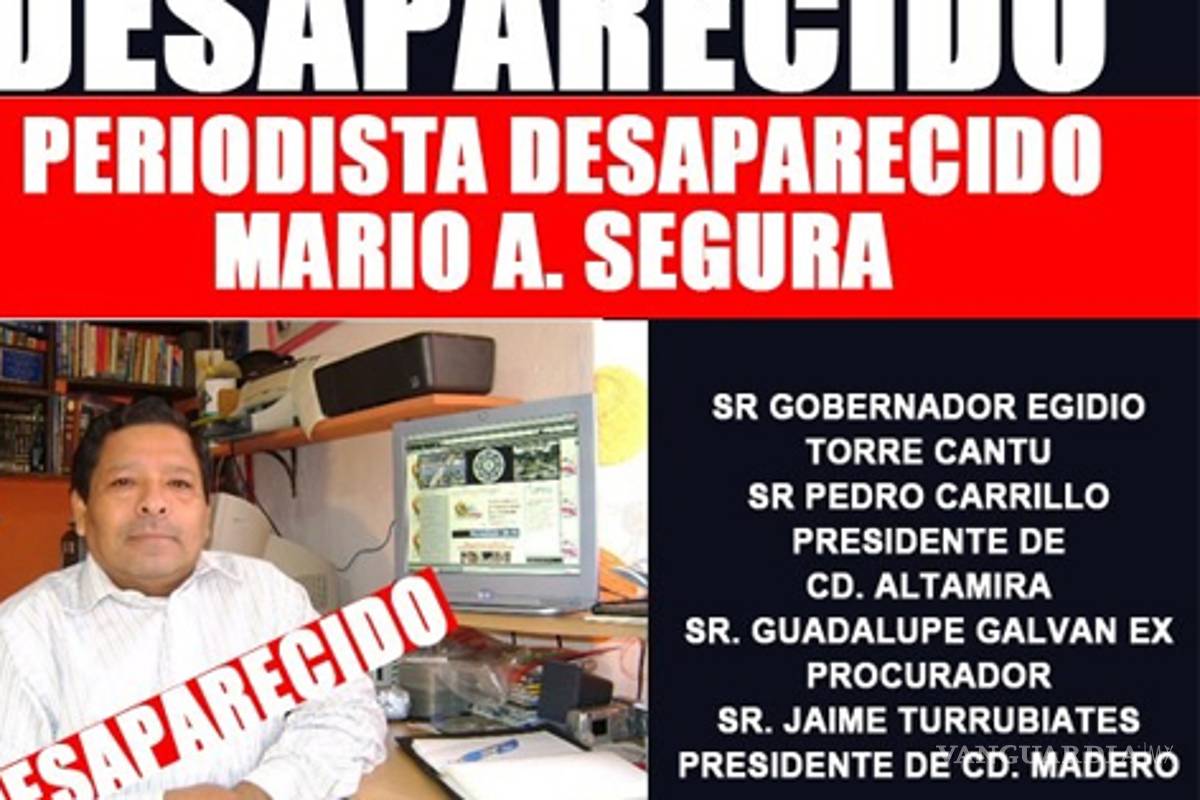 Reportan desaparecido al periodista Mario Segura en Tamaulipas