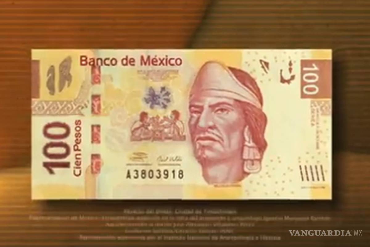 Presentan nuevo billete de 100 pesos con novedoso sistema de seguridad