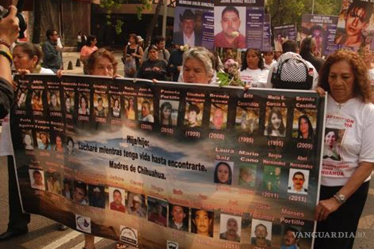 Madres de desaparecidos exigen solución al gobierno federal
