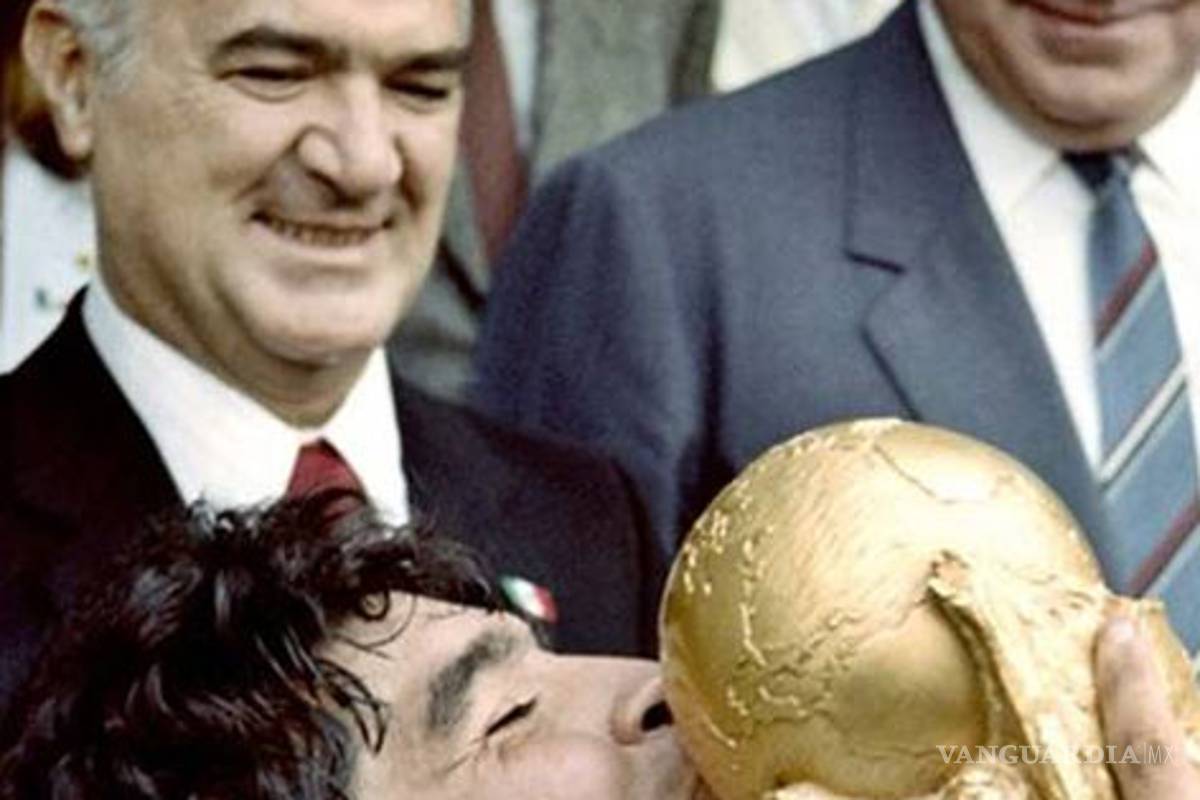 Miguel de la Madrid, en el Mundial de México 1986