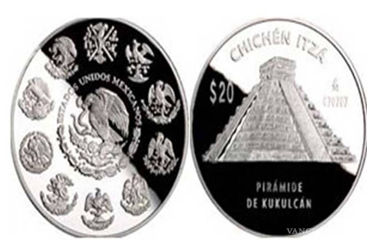Banxico emite monedas de plata alusivas a Chichén Itzá